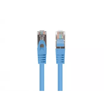 Lanberg PCF6-20CC-0050-B Cat.6 F/UTP patchkabel, 10-pack, 0,5 m, blauw