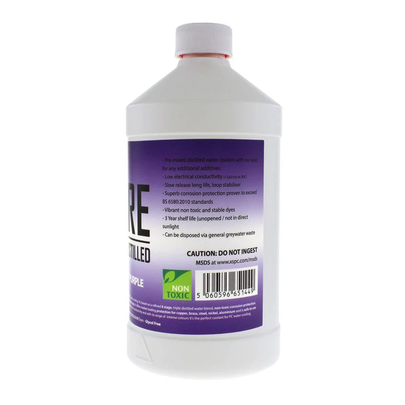 Vloeistofkoelmiddel XSPC Pure Coolant 1 L – violet UV-reactief