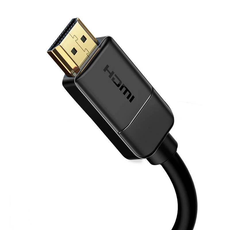 Baseus 2x HDMI 2.0 4K 60Hz kabel, 3D, HDR, 18 Gbit/s, 5 m (zwart)