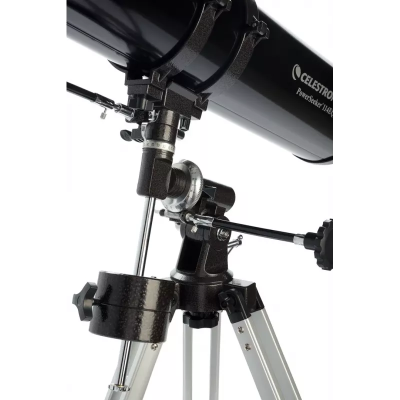 Celestron PowerSeeker 114EQ refractor 45x zwart