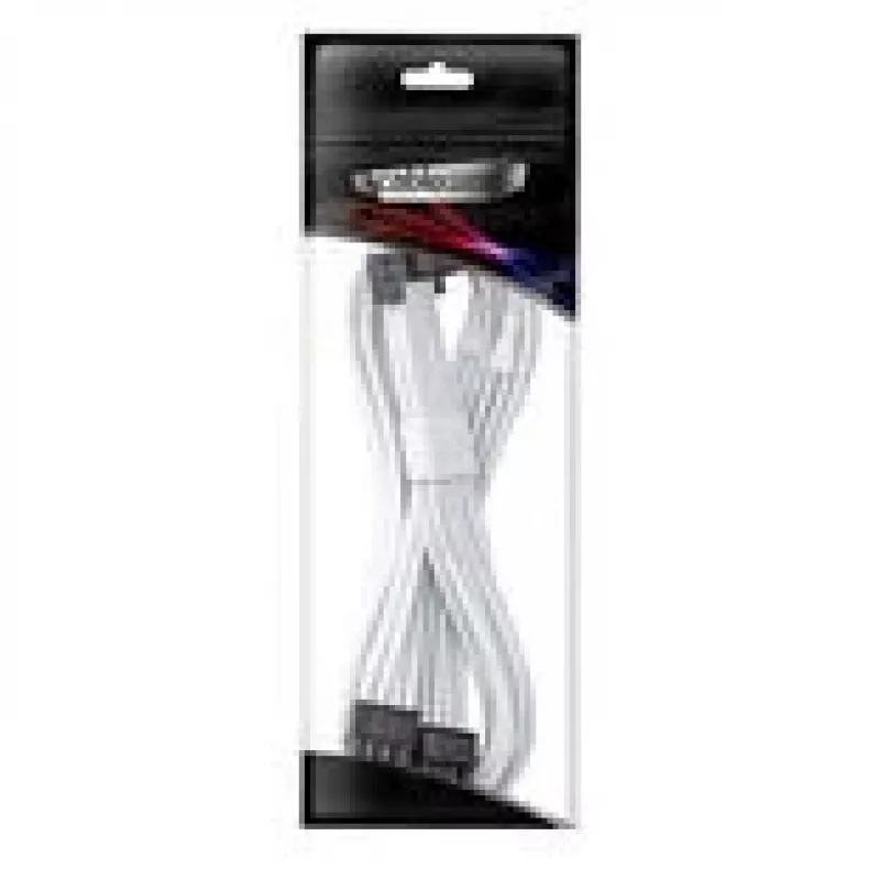 CableMod C-Series Pro aansluitkabel - variant A, 90°, 16-pin naar 2x8-pin PCIe, wit