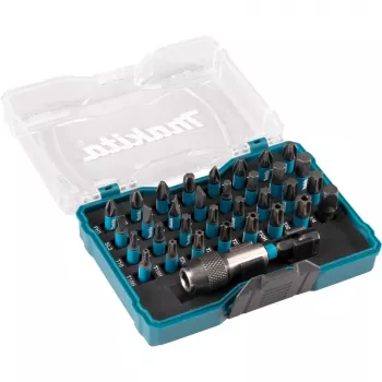 Bitset Impact zwart E-12441, 33-delig (blauw, 1/4, voor slagschroevendraaier)