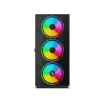 SAVIO pc-behuizing Raptor X1 ARGB glas/mesh zwart