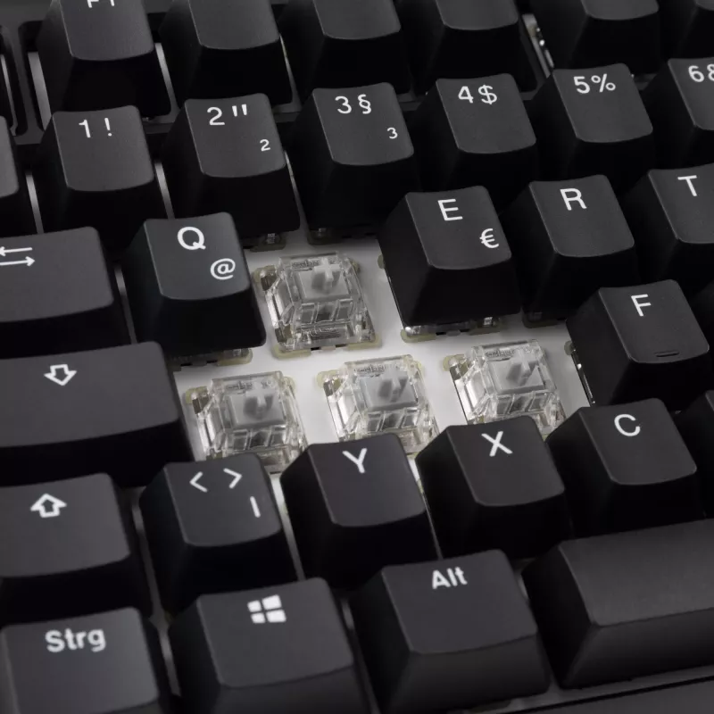 Ducky Tinker 75 toetsenbord gaming USB Duits zwart