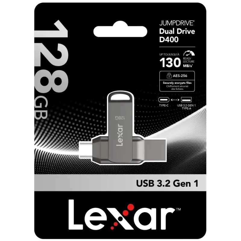 USB-flashstation Lexar 128 GB USB Type-C LJDD400128G-BNQNG