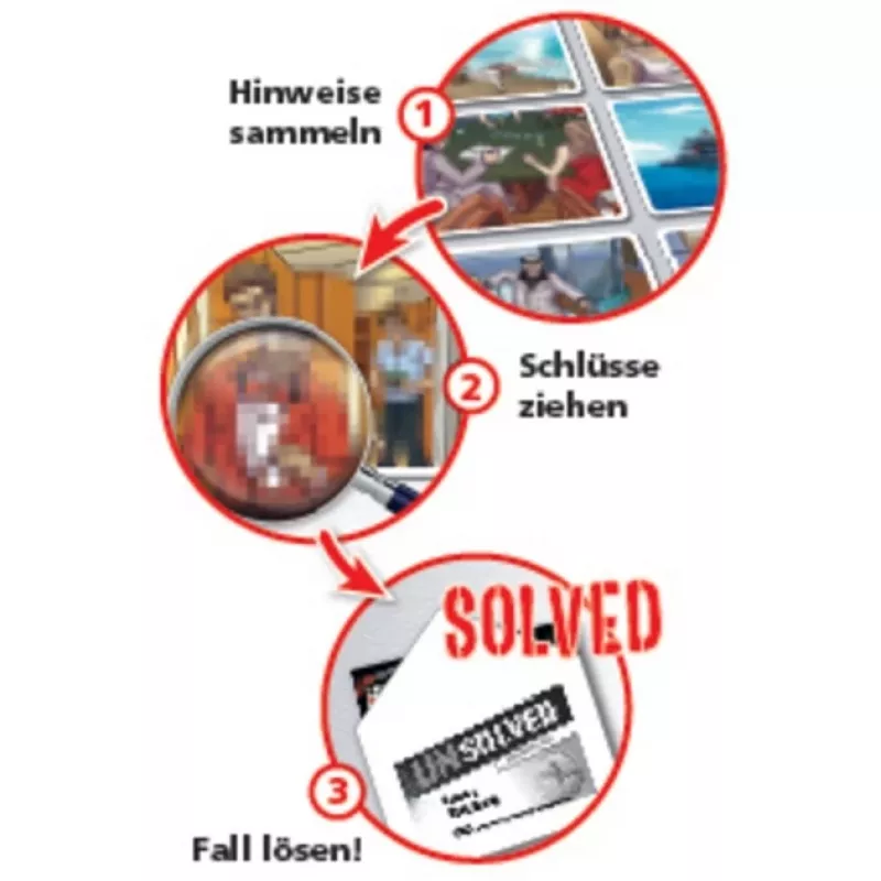 Unsolved - Tod to der Jacht, puzzelspel
