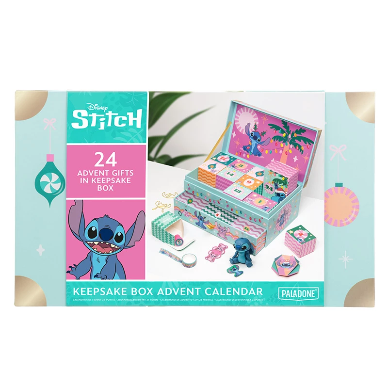Adventskalender-opbergbox van Paladone PP15751LS met 24 vakken