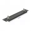 Frontplaat DeLOCK 10 inch paneel met 2 x BNC-bus 1U zwart