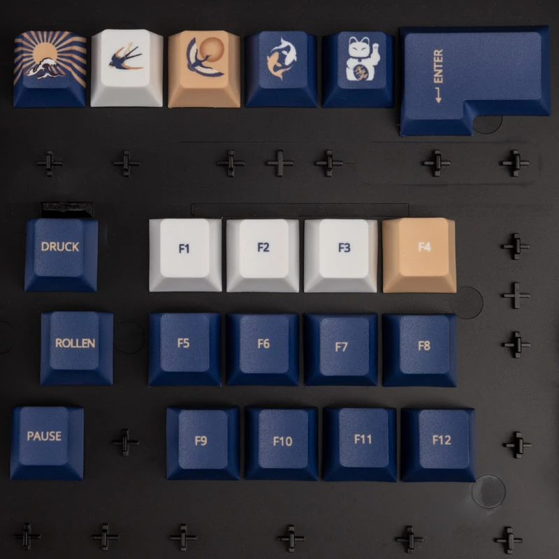 Traitors UKIYO-E keycapset, PBT, (ISO-DE)