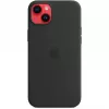 Apple iPhone 14 Plus Siliconen Case met MagSafe – Midnight