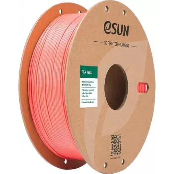 PLA BASIC 1,75mm roze 1kg ESUN 3D-filament (PLA-BASIC175P1P1)
