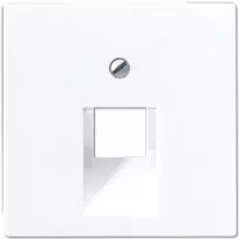Wandplaatadapter JUNG A 569-1 BFPLUA WW — witte thermoplast, 1-pack