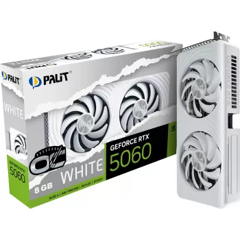 Palit GeForce RTX 5060 White OC 8GB GDDR7 grafische kaart