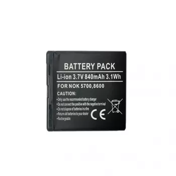 Extra Digital vervangende accu BP-5M voor Nokia 5700 / 7390 3,7 V 1000 mAh