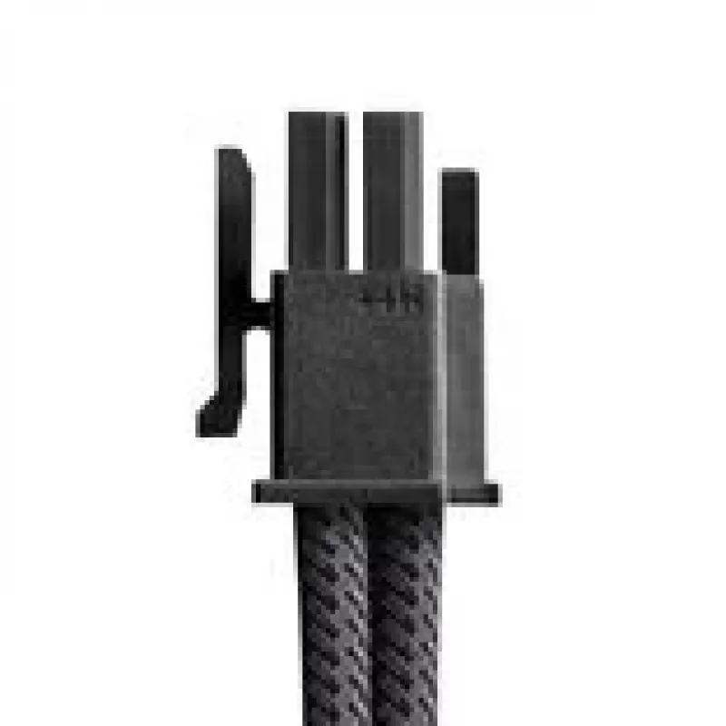 CableMod C-Series Pro ModMesh 12V-2x6-kabel voor Corsair Type 5 RMx Shift voedingen, 90°-connector, carbon, 65 cm