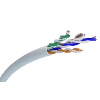 Netwerkkabel Extralink Twisted pair CAT5E UTP (U/UTP) V2 100 m grijs