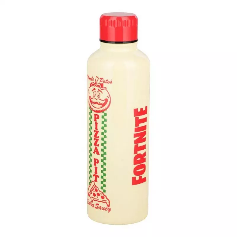 Sportdrinkfles Paladone Fortnite Metal PP14736FO 500 ml, metaalfinish, schroefdop
