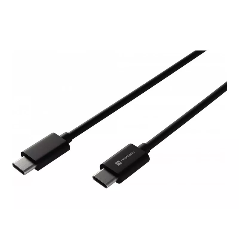 USB-C-naar-USB-C-kabel NATEC NKA-2146, 1 m, zwart