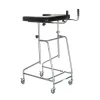 Vierwielige steunrollator VITEA CARE VCBK2A met in hoogte verstelbaar, opvouwbaar stalen frame, remmen, 4 rubberen wielen, max. belasting 125 kg