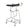 Vierwielige steunrollator VITEA CARE VCBK2A met in hoogte verstelbaar, opvouwbaar stalen frame, remmen, 4 rubberen wielen, max. belasting 125 kg