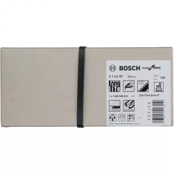Bosch S 1122 BF, buis, profiel, dik plaatstaal, 1,8 mm