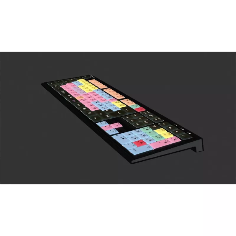 Logickeyboard ASTRA 2 USB QWERTZ toetsenbord zwart full-size 108 toetsen