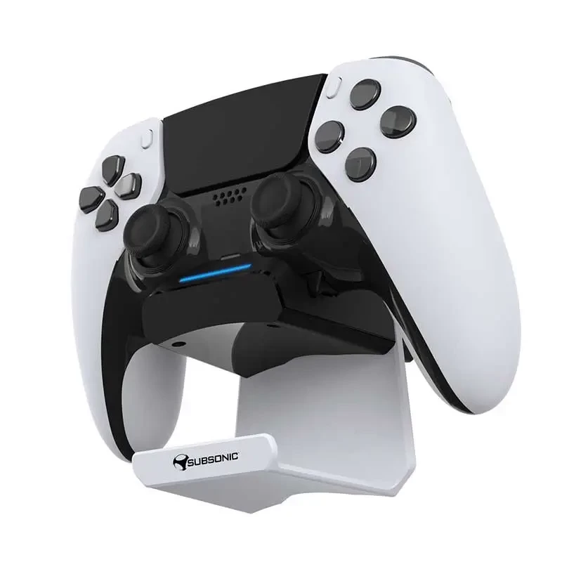 Subsonic SA5655 oplaadstation voor PS5-controller met headsethouder