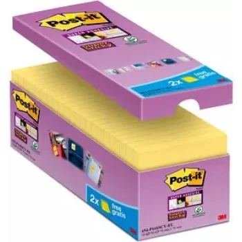 3M Post-it zelfklevende notities vierkant geel 90 vel (65416SYP)