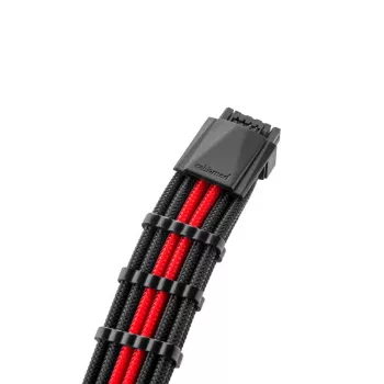 CableMod PRO ModMesh 12VHPWR naar 3x PCIe-kabel - 45 cm, zwart/rood