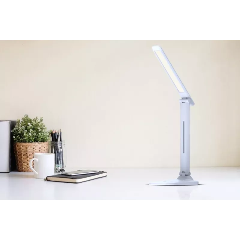 Tafellamp Hawk HW-LAMP01 wit LED instelbare helderheid, verstelbare arm