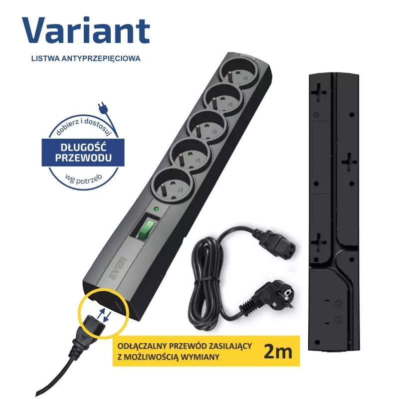 EVER VARIANT stekkerdoos 2M T/LZ09-VAR020/0410