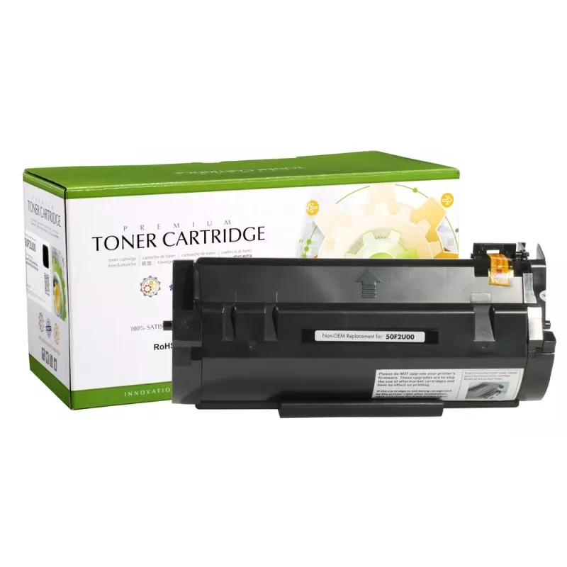 Compatibel Static-Control Lexmark 502U zwart, 20000 p. (50F2U00)
