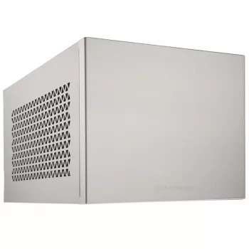 Mini-ITX-behuizing SILVERSTONE SST-SG15S, zilveren aluminium compacte behuizing