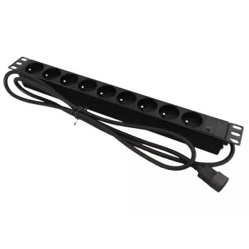 19in rack PDU stekkerdoos 9x CEE 7/5 met C20 stekker