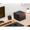 Jonsbo N4 microtower behuizing zwart robuust staal compacte PC-behuizing