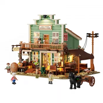 Gemengde winkel, constructiespeelgoed