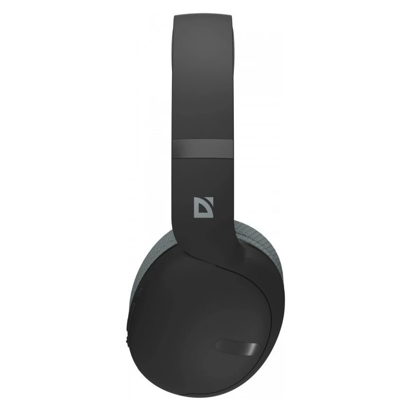 Defender FreeMotion B480 63480 draadloze on-ear koptelefoon, Bluetooth 5.3, USB-C, AUX, microSD, tot 14 uur, 20-20000 Hz, zwart