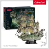 Cubic Fun 3D LED-puzzel De Vliegende Hollander, 360 stukjes (306-L527H)