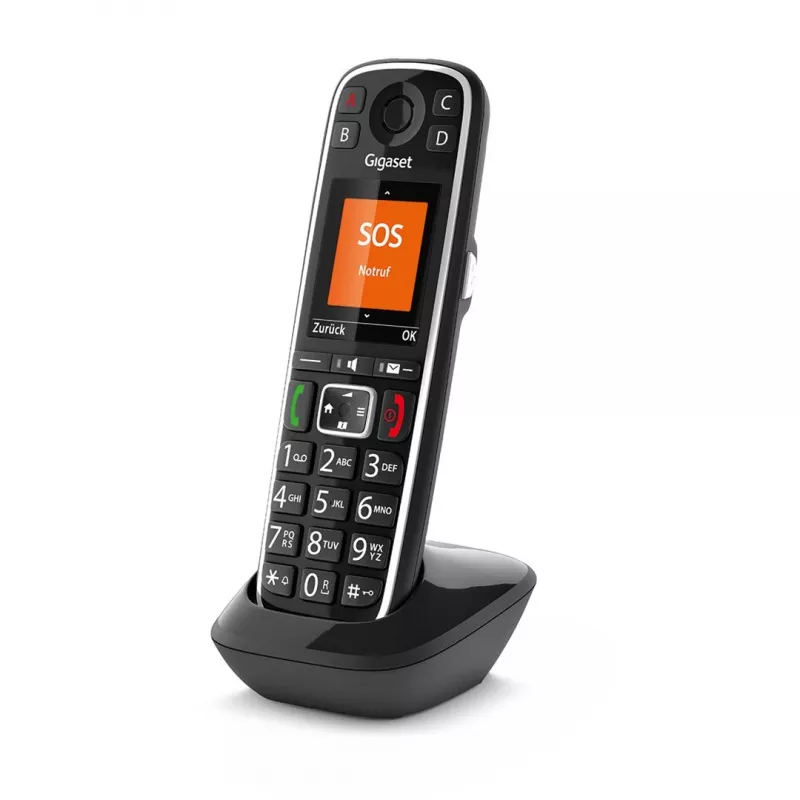 Gigaset E720HX analoog/DECT-telefoon met nummerweergave zwart