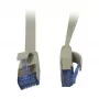 Patchkabel RJ45 - CAT6A 500 MHz - 1,5 m - grijs - U/FTP - plat - AWG32 - Synergy 21