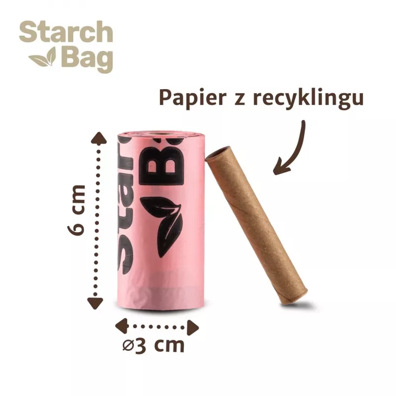 STARCH BAG - hondenpoepzakjes - 1 x 15 stuks