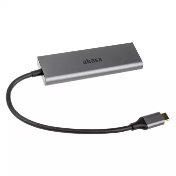 USB-hub Akasa USB Type-C 4 poorts hub