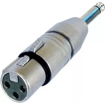 Neutrik - audio-adapter - XLR3 vrouwelijk naar monostekker mannelijk
