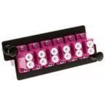 Glasvezel-adapterplaat ACT FA2155 — 6x LC Duplex, 12 vezels, OM4