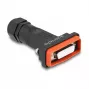 DeLOCK D-Sub HD 26-polige bus IP67 waterdicht zwart oranje