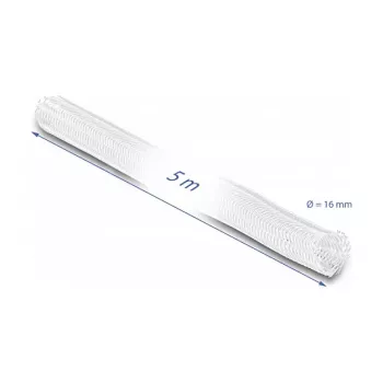 Gevlochten slang DeLOCK 20809 5 m x 16 mm wit