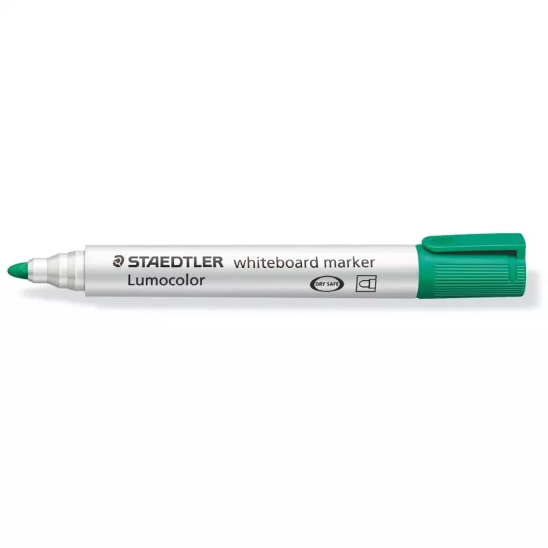 Marker Staedtler Lumocolor 351 WP4 bullet-tip zwart blauw groen rood