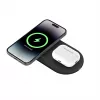 Belkin WIZ021VFBK – 2-in-1 draadloos laadstation met Qi2-technologie 15 W, zwart