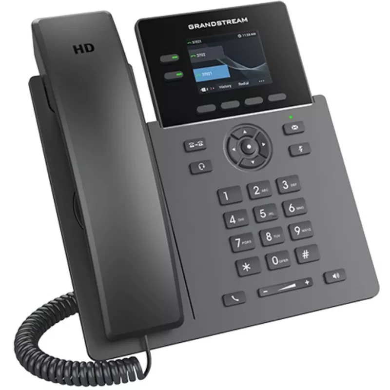 IP-telefoon Grandstream GRP2610P met Carrier‑Grade PoE-ondersteuning en HD-audio