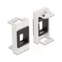 Keystone-houder DeLOCK Easy 45 module 22,5 x 45 mm wit zwart